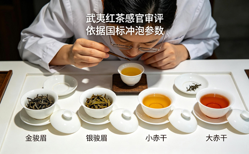 四款红茶国标感官审评实拍