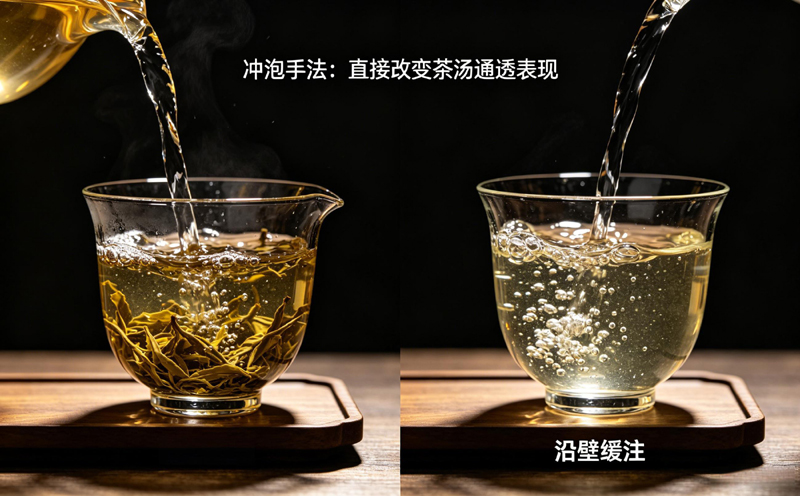 冲泡手法:直接改变茶汤通透表现
