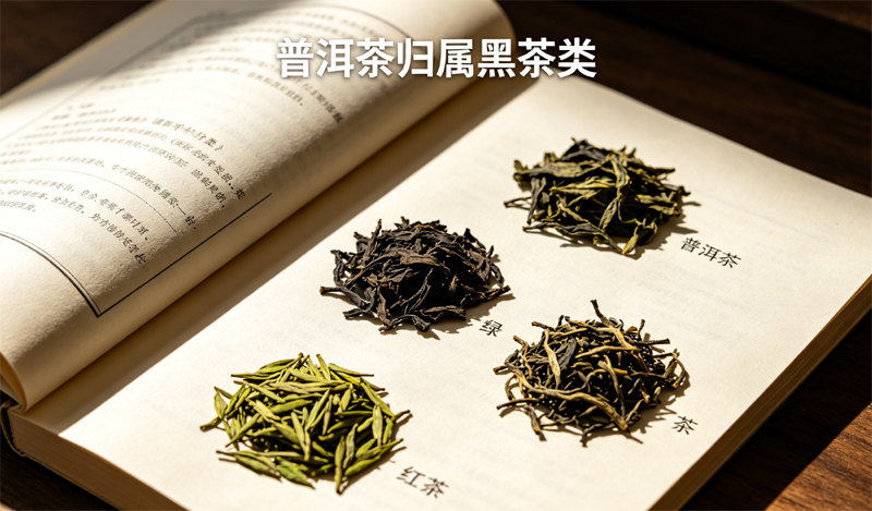 普洱茶发酵特性与茶类别归属