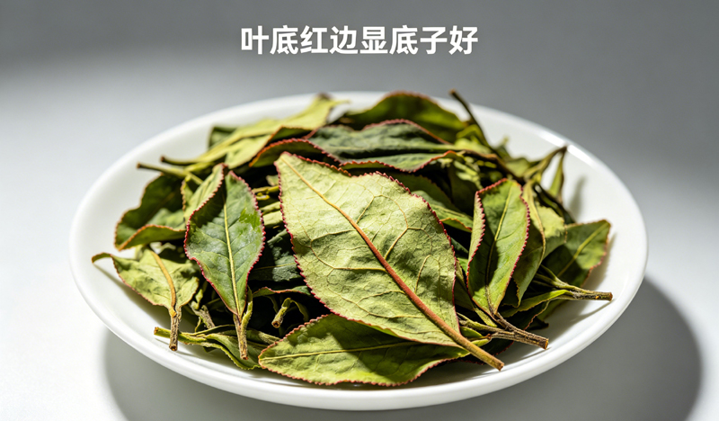 岩茶叶底红镶边观测