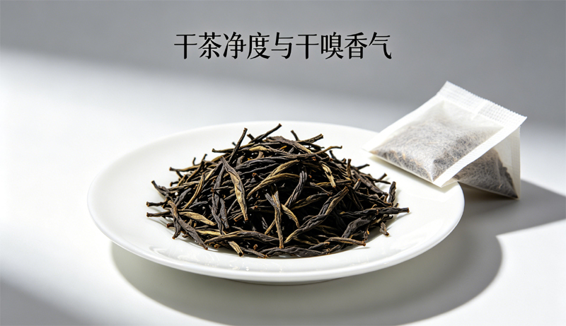 岩茶干茶净度实拍观测