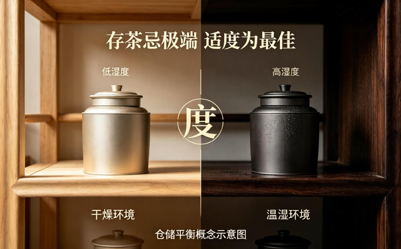 干湿仓储平衡阈值：存茶忌极端，适度水汽方出佳韵，干湿环境