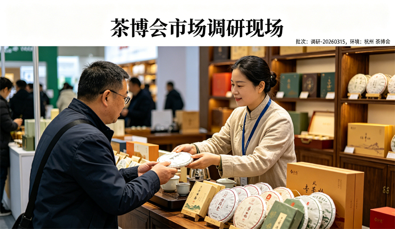 2026 杭州春季茶博会凤凰单丛展位，现场记录行业主流产品现状与商户沟通场景