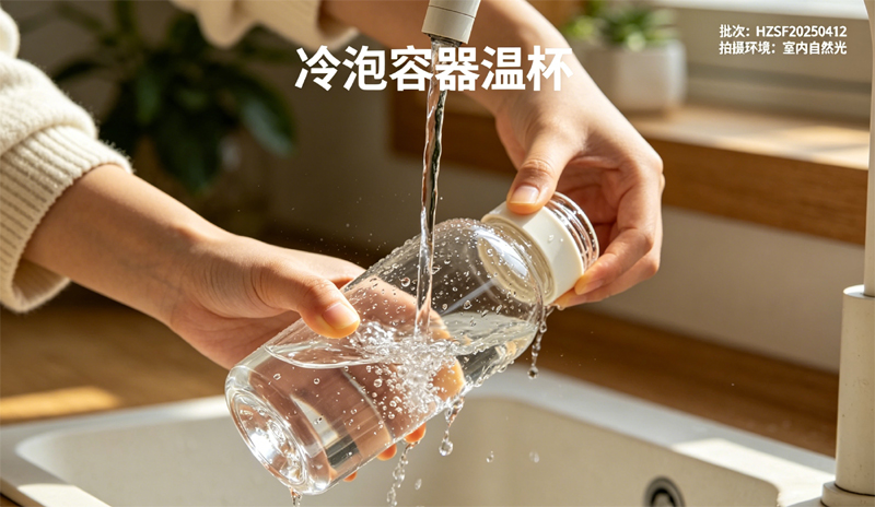 狮峰龙井茶冷泡做出豆香茶汤