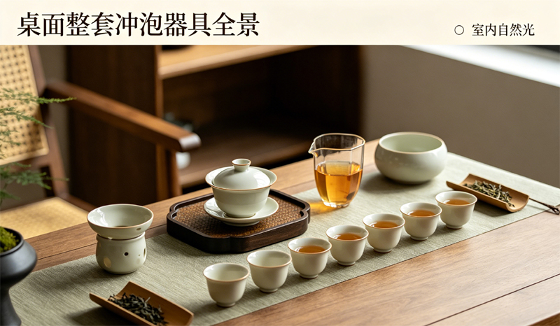 居家工夫茶冲泡凤凰宋种单丛完整器具