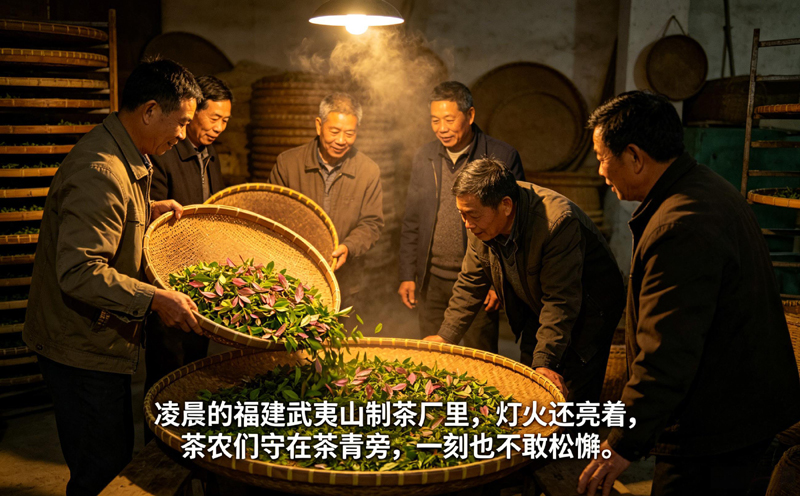 武夷岩茶的茶农做青解析：通宵守青成就岩骨花香核心工艺