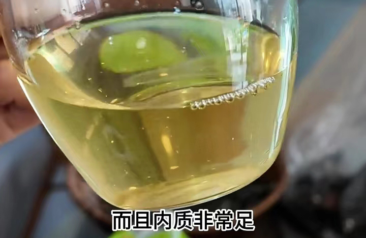 云南普洱打别古树茶的茶汤